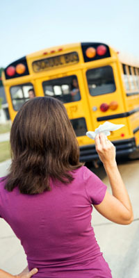 School Bus Crying