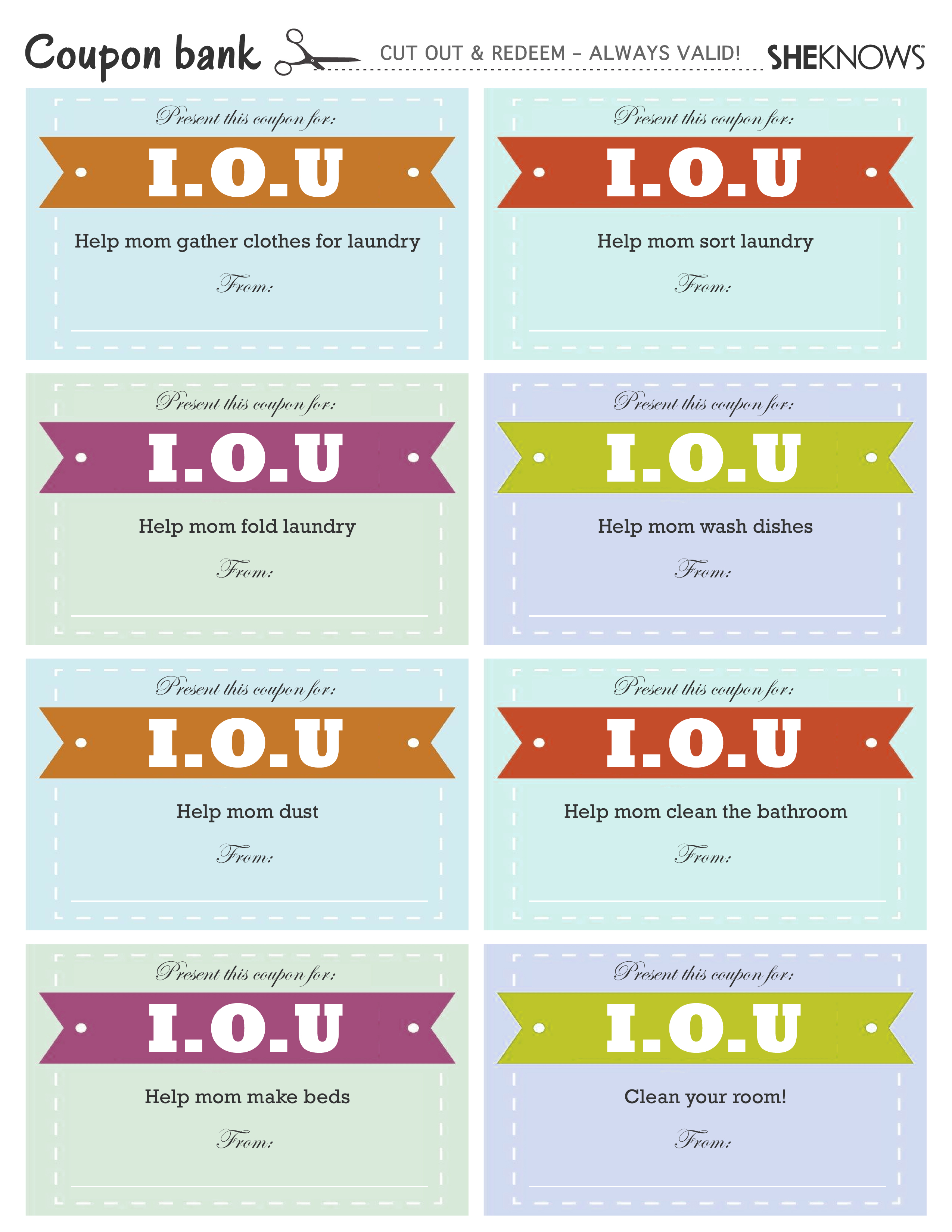 3 Helpful Printables For Scheduling Laundry And Chores SheKnows