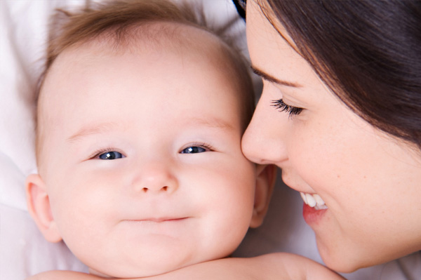 Mother with baby