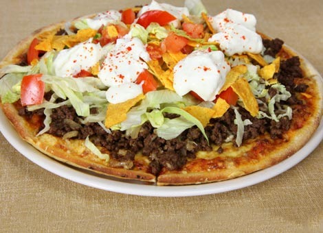 Taco pizza