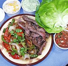 Low Carb Lettuce Wrap Fajitas