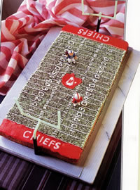 Football Field Decorated Cake