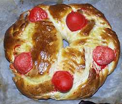 Tsoureki or Lambropsomo -- Greek Easter Bread