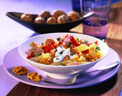 Tuna and Walnut Pasta Salad