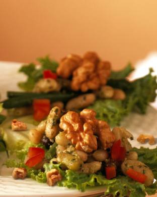 Walnut and Three Bean Salad