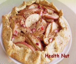 Spiced Apple and Pomegranate Pie