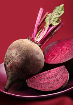 Roasted beets with thyme