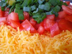 Seven layer dip