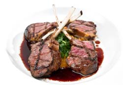 Honey balsamic lamb chops