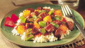 Canton Beef and Pineapple