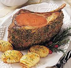 Rosemary Garlic Beef Rib Roast