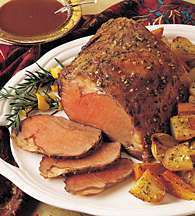 Ribeye Roast with Oven-Browned Vegetables
