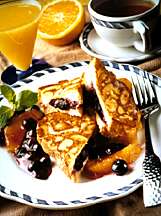 Blueberry Stuffed French Toast