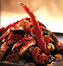 Chili Glazed King Crab Legs
