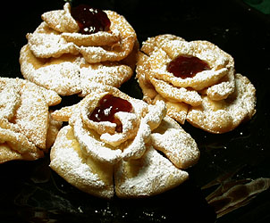 Polish Chrusciki Rosette Cookies