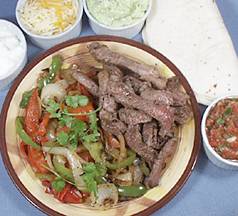 Beef, Chicken or Shrimp Fajitas