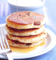 Lemon and Sultana Buttermilk Pancakes