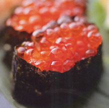 Salmon Roe Sushi -- Ikura