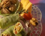 Mini Cheese and Walnut Cabbage Rolls