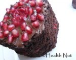 Nutella  Chocolate Cake with Cranberries and Pomegranates
