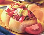Chopped BLT Salad Sandwich