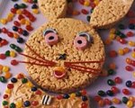 Peanut Butter Bunny Crisp Cake