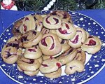 Orange Cranberry Swirl Cookies