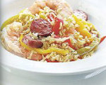Express Shrimp and Sausage Jambalaya
