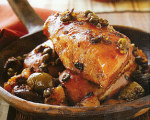 Moroccan Chicken with Dried Fruit and Olives