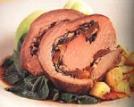 Sake-Glazed Stuffed Beef Tenderloin