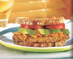 South Beach Diet Tempeh Dagwood Sandwich