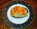 Roasted Garlic Stuffed Baked Potatoes