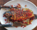 Baked Trout with Jamon Serrano