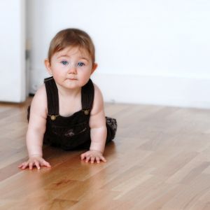 baby crawling