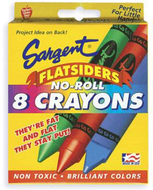 flatside crayons