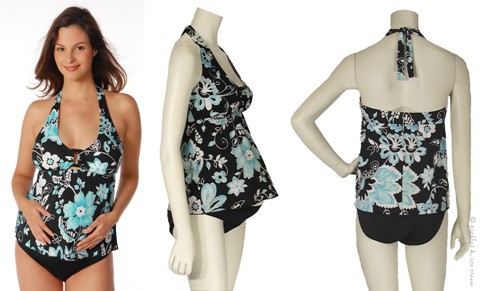blue-black-maternity-swimsuit blue-black-maternity-swimsuit