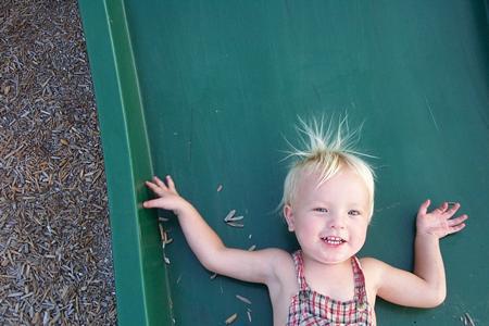baby fun at the playground