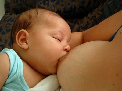 huge breastfed baby