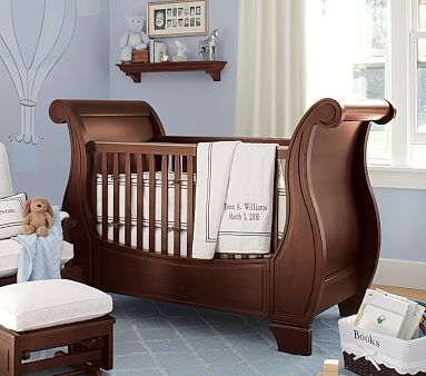 pottery barn round crib