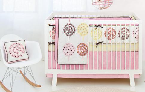 Beautiful New Skip Hop Flower Burst Bedding Set