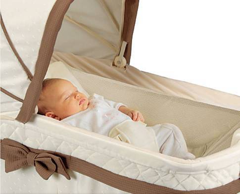 inclined baby bassinet