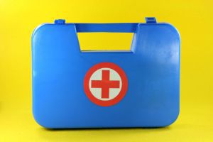 first aid for a baby - get first aid ready