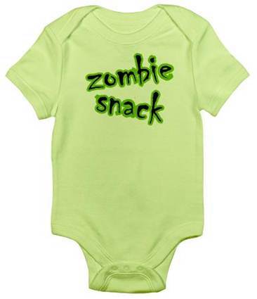 Zombie Snack Baby Onesie