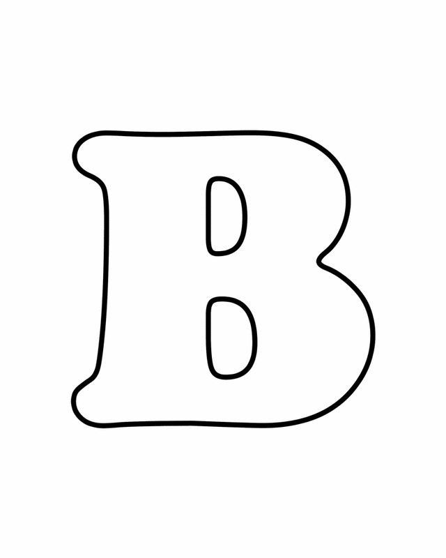 bubble-the-letter-b-colouring-pages