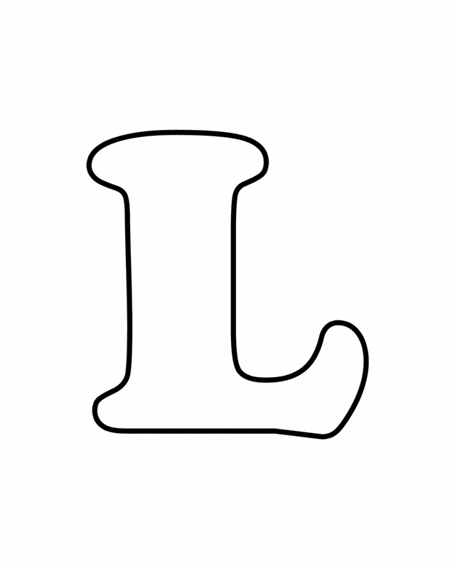 l alphabet coloring pages - photo #18