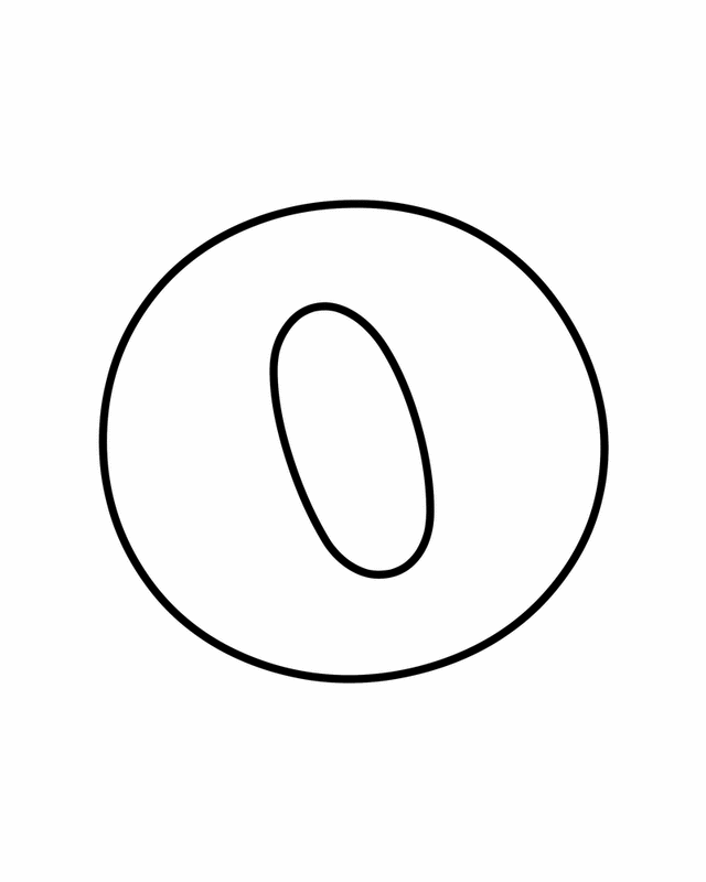 o bubble letter